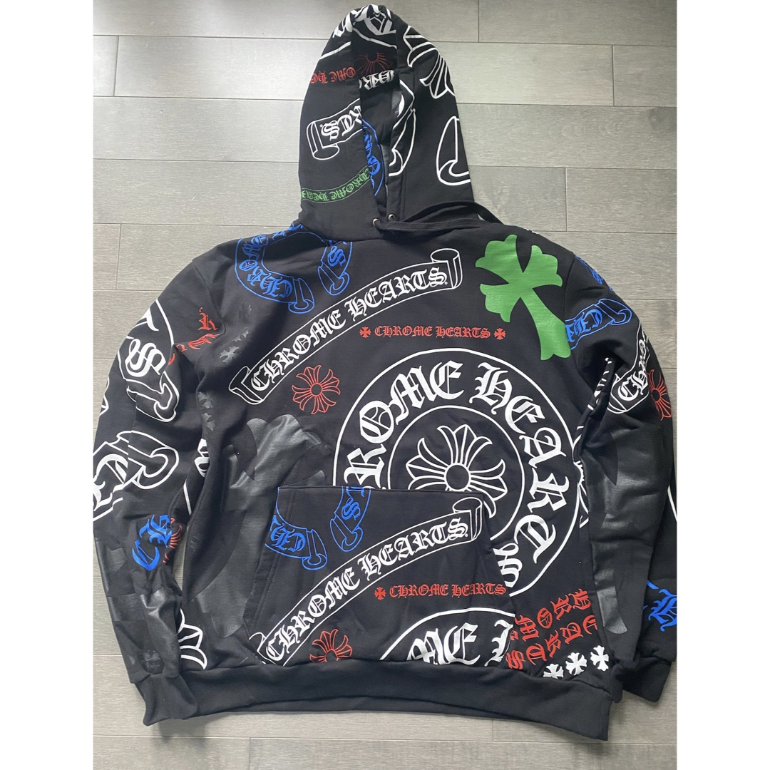 Chrome Hearts(クロムハーツ)の激レア Chrome hearts Stencil Hoodie M メンズのトップス(パーカー)の商品写真