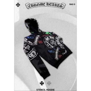 クロムハーツ(Chrome Hearts)の激レア Chrome hearts Stencil Hoodie M(パーカー)