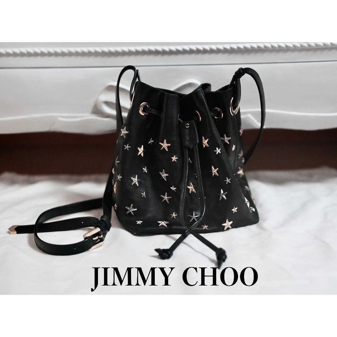 JIMMY CHOO ショルダーバッグ JUNO Sゴールド生産国