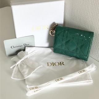 ディオール(Christian Dior) 財布(レディース)（グリーン・カーキ/緑色