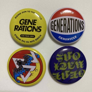 ジェネレーションズ(GENERATIONS)のGENERATIONS☆ロゴ缶バッジセット(ミュージシャン)