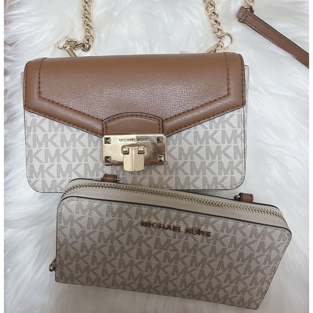 Michael Kors - MICHAEL KORS ショルダーウォレット 3way シグネチャー