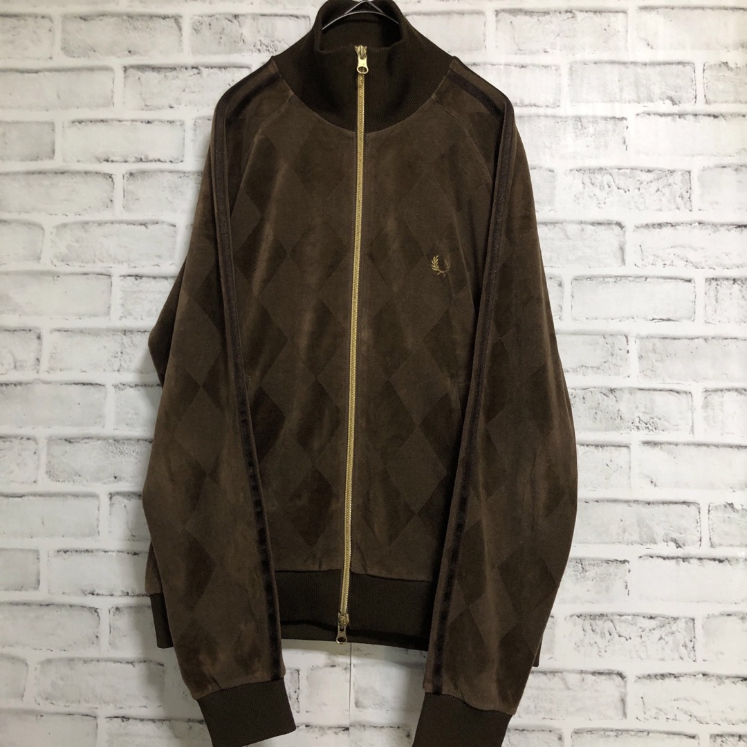 希少 FRED PERRY トラックジャケット ブラック ゴールド ポルトガル製