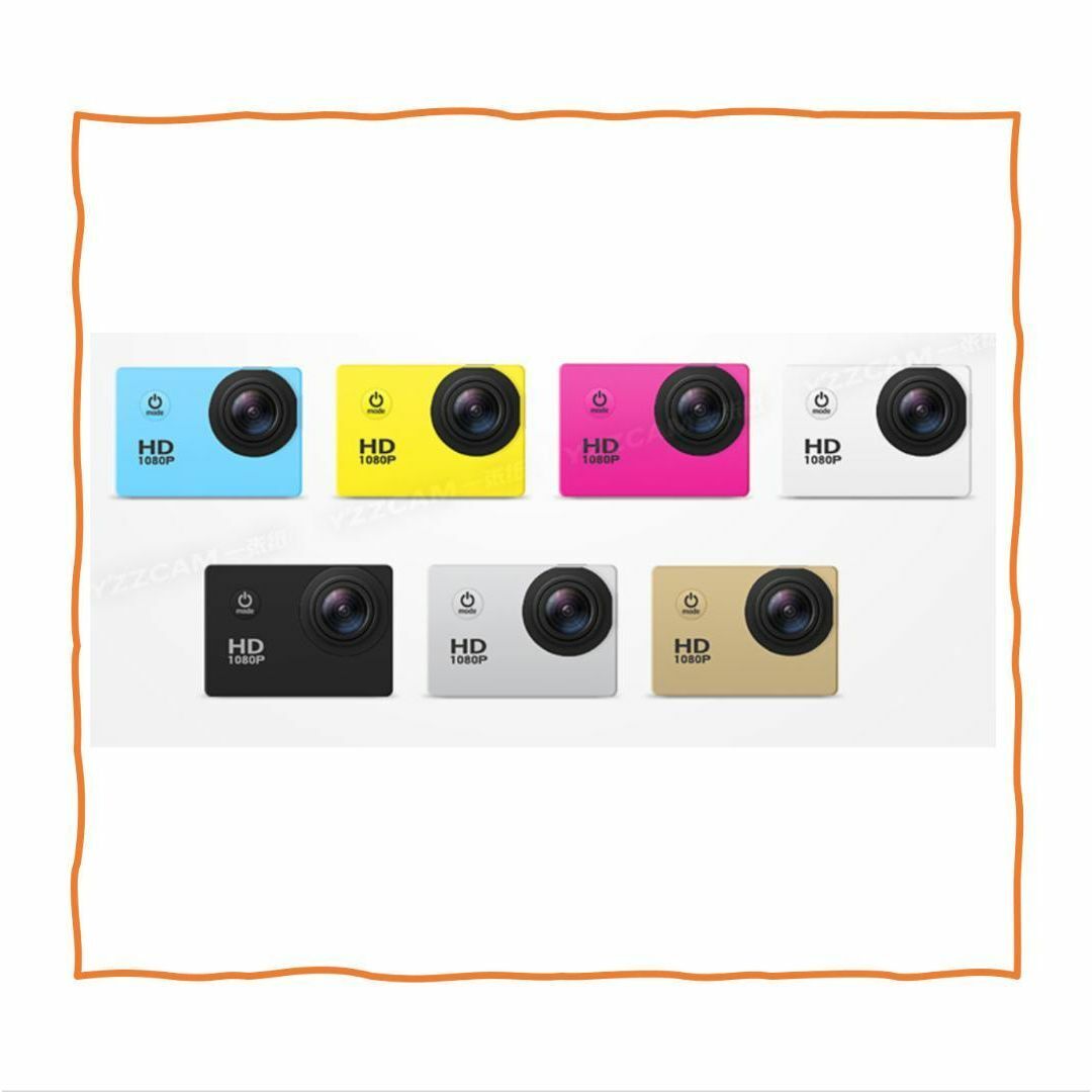 【550020F】アクションカメラ SJ4000E　ゴールド スマホ/家電/カメラのカメラ(その他)の商品写真