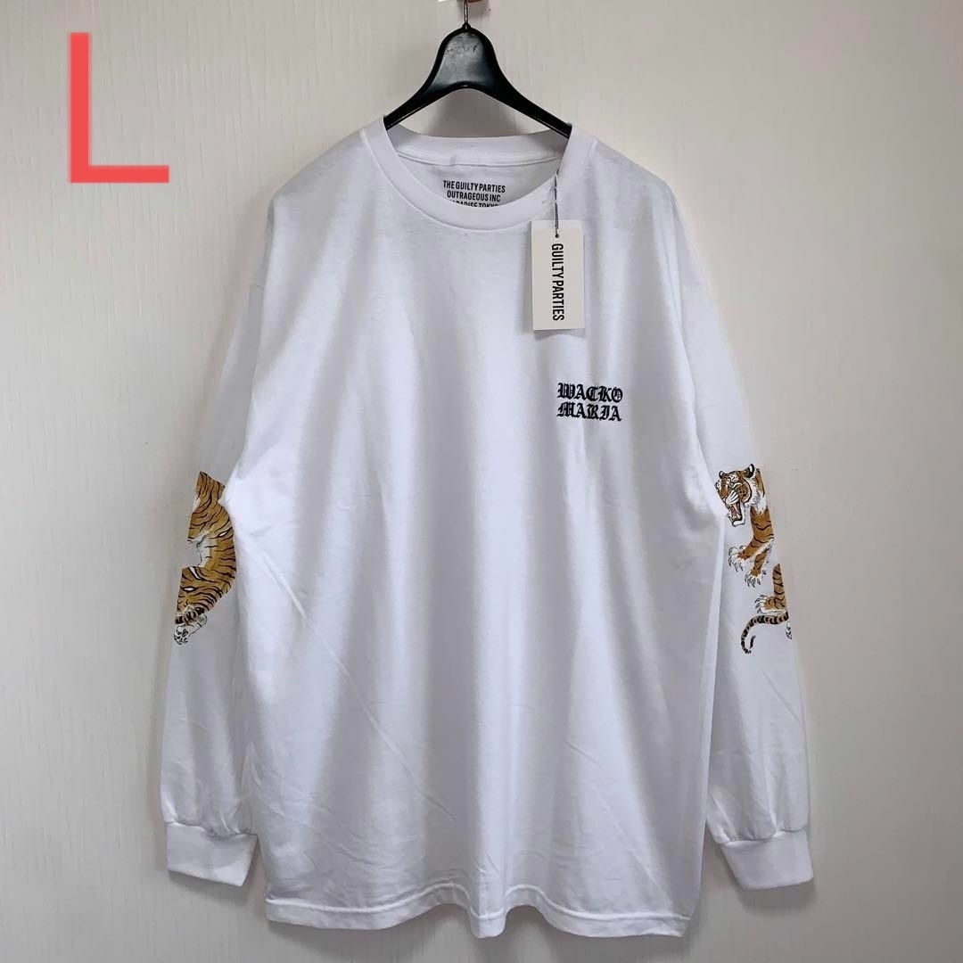 WACKO MARIA - 白L【WACKOMARIA】袖虎TIMLEHI L/S／新品タグ付／送料 ...