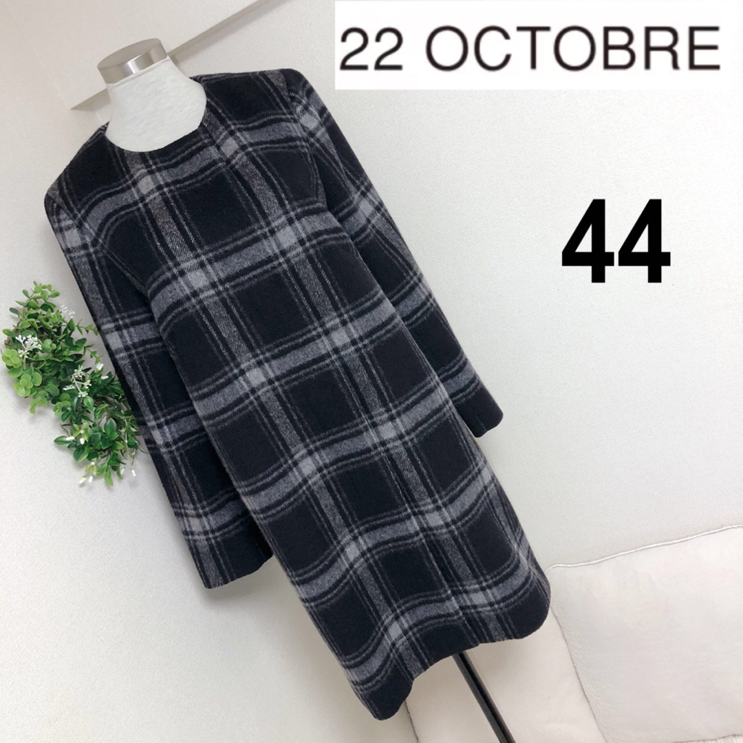 22OCTOBRE  ノーカラーコート