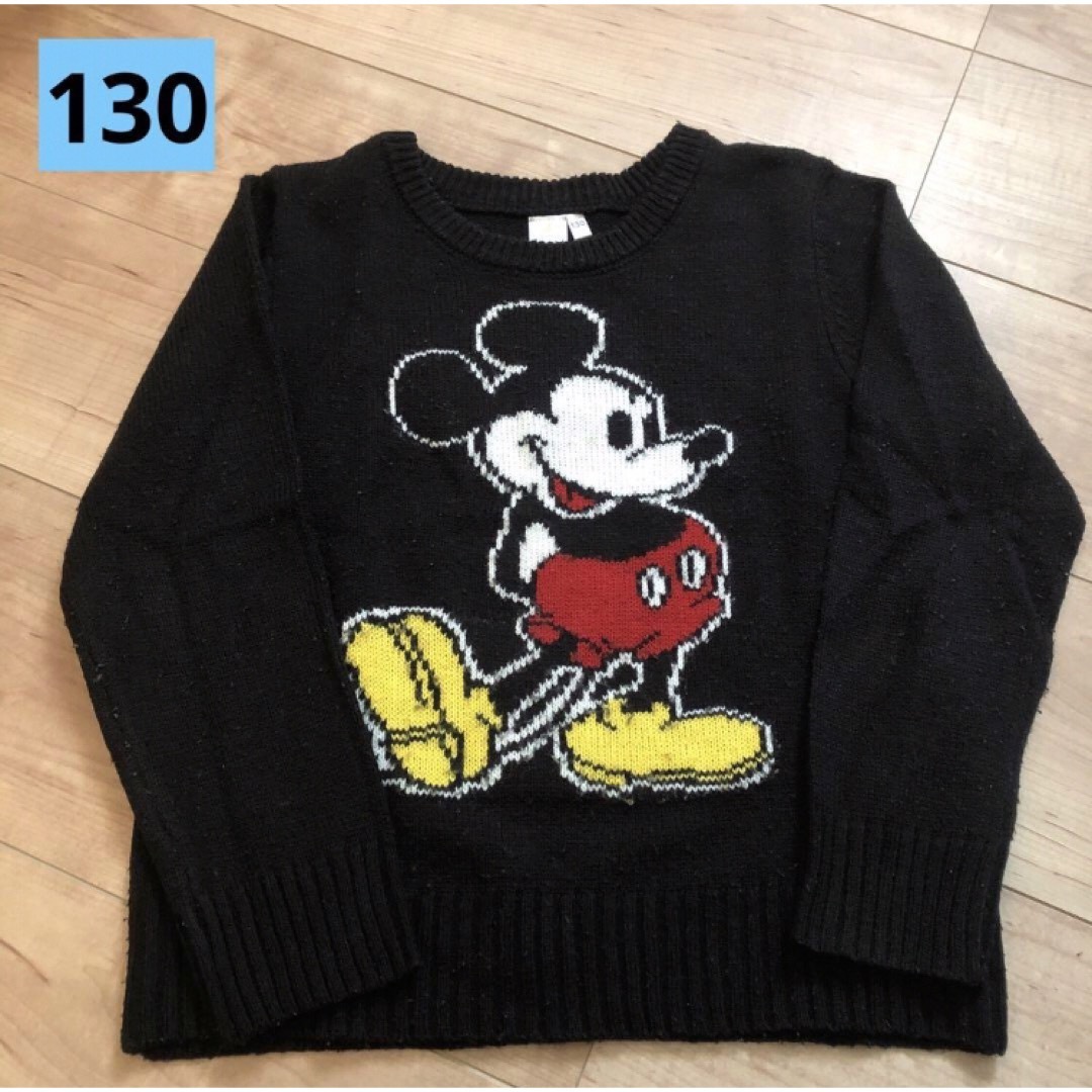 Disney(ディズニー)の【130cm】ミッキー セーター  ディズニー キッズ/ベビー/マタニティのキッズ服男の子用(90cm~)(ニット)の商品写真