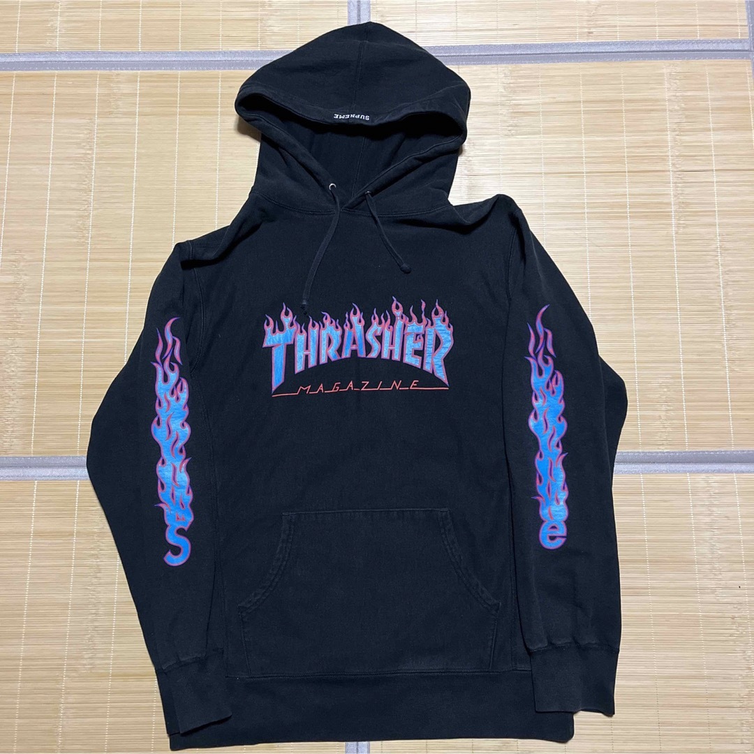 Supreme - Supreme THRASHER hooded sweatshirt XL 黒の通販 by おがっ