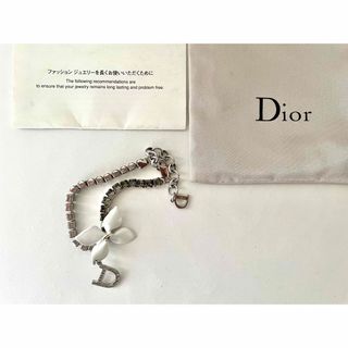 ディオール(Dior)のDior フラワーモチーフ ブレスレット 中古 オールドディオール(ブレスレット/バングル)