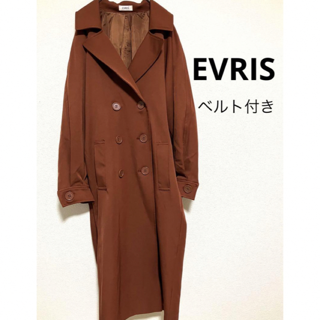 EVRIS(エヴリス)のエブリス　トレンチコート　ボリュームスリーブコート レディースのジャケット/アウター(トレンチコート)の商品写真