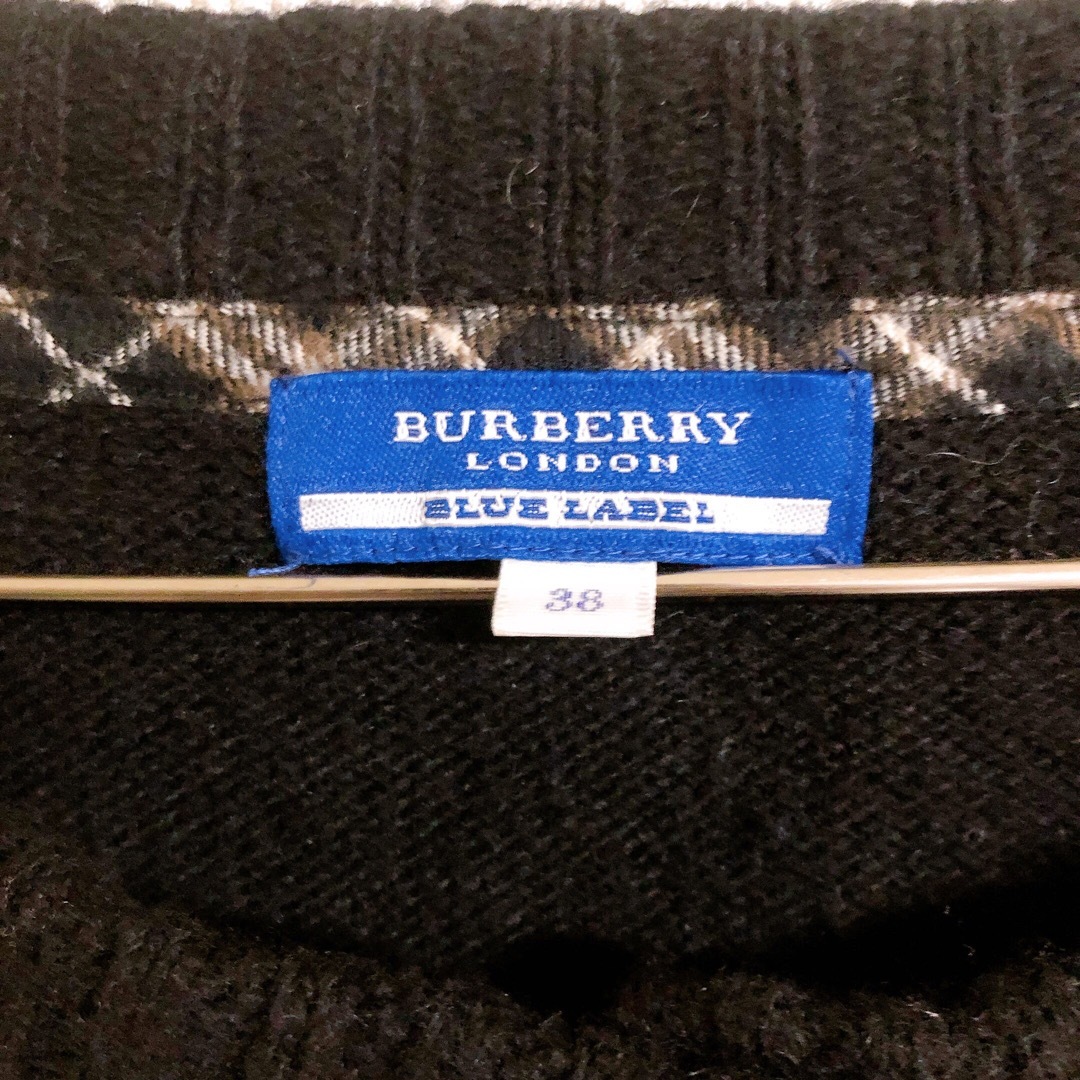 BURBERRY(バーバリー)のBurberry  バーバリー　アンゴラ混　ニット　ポンチョカーディガン レディースのトップス(カーディガン)の商品写真