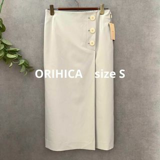 オリヒカ(ORIHICA)の【新品未使用】ORIHICA オリヒカ タイトスカート 春夏(ひざ丈スカート)