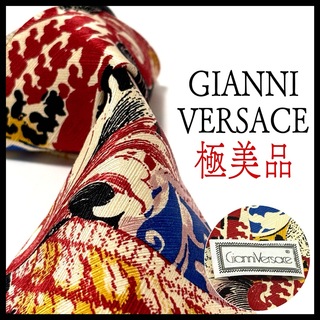 ジャンニヴェルサーチ(Gianni Versace)の極美品✨ジャンニヴェルサーチ  高級シルク  マルチカラー  お洒落✨(ネクタイ)