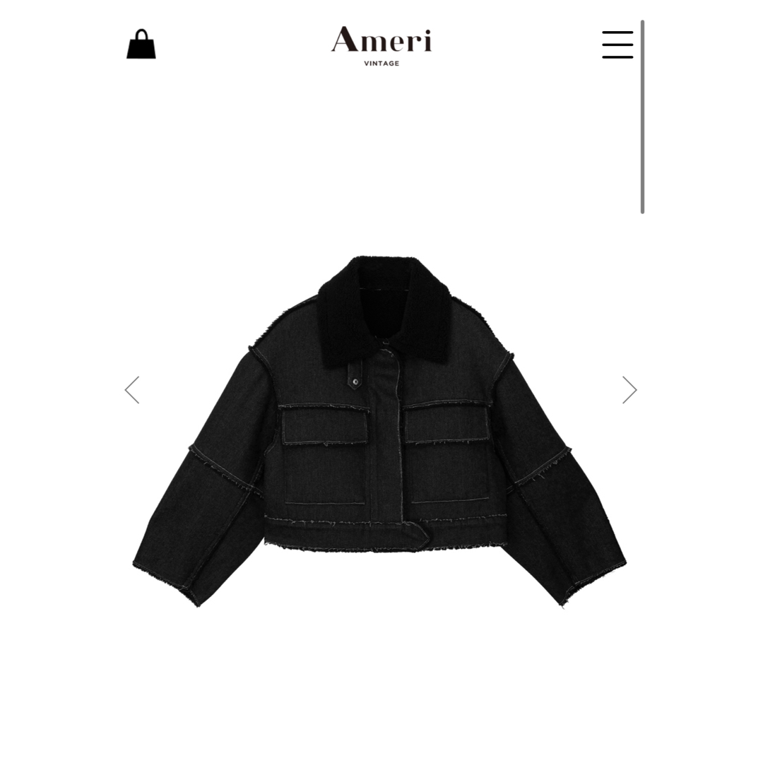 Ameri VINTAGE(アメリヴィンテージ)のMIREI KIRITANI × AMERI SISTER BOA JACKET レディースのジャケット/アウター(毛皮/ファーコート)の商品写真