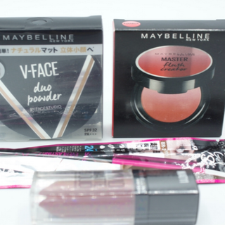 メイベリン(MAYBELLINE)の【新品】メイベリン◆まとめ売り◆フェイスパウダー◆アイライナー◆チーク◆リップ(ファンデーション)