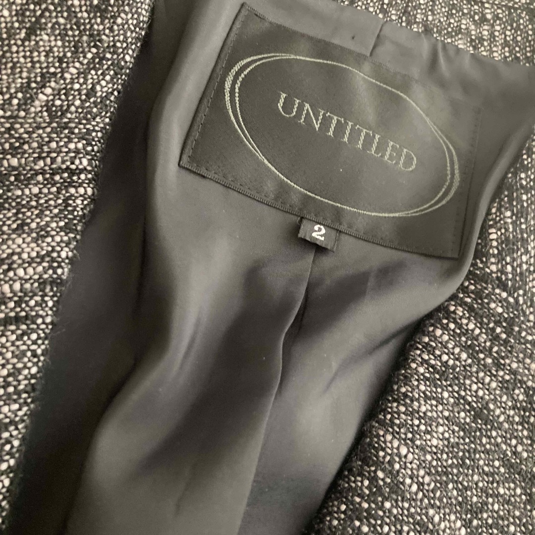 UNTITLED - untitled アンタイトル ツイードジャケットスーツ UNTITLED - untitled アンタイトル ツイードジャケットスーツ