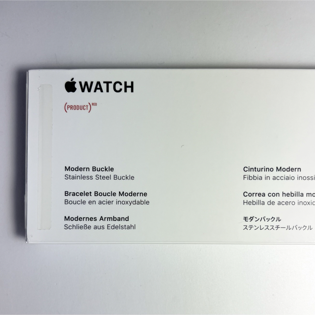 Apple Watch(アップルウォッチ)のアップル純正 アップルウォッチバンド モダンバックル  40mm / M ルビー レディースのファッション小物(その他)の商品写真