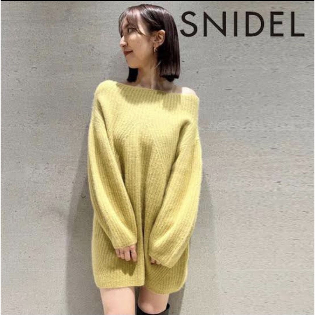 SNIDEL - スナイデル ラクーンミニニットワンピースの通販 by かりん's