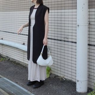 アメリヴィンテージ(Ameri VINTAGE)のAmeri WAVE COLLAR ANGULAR VEST(ベスト/ジレ)