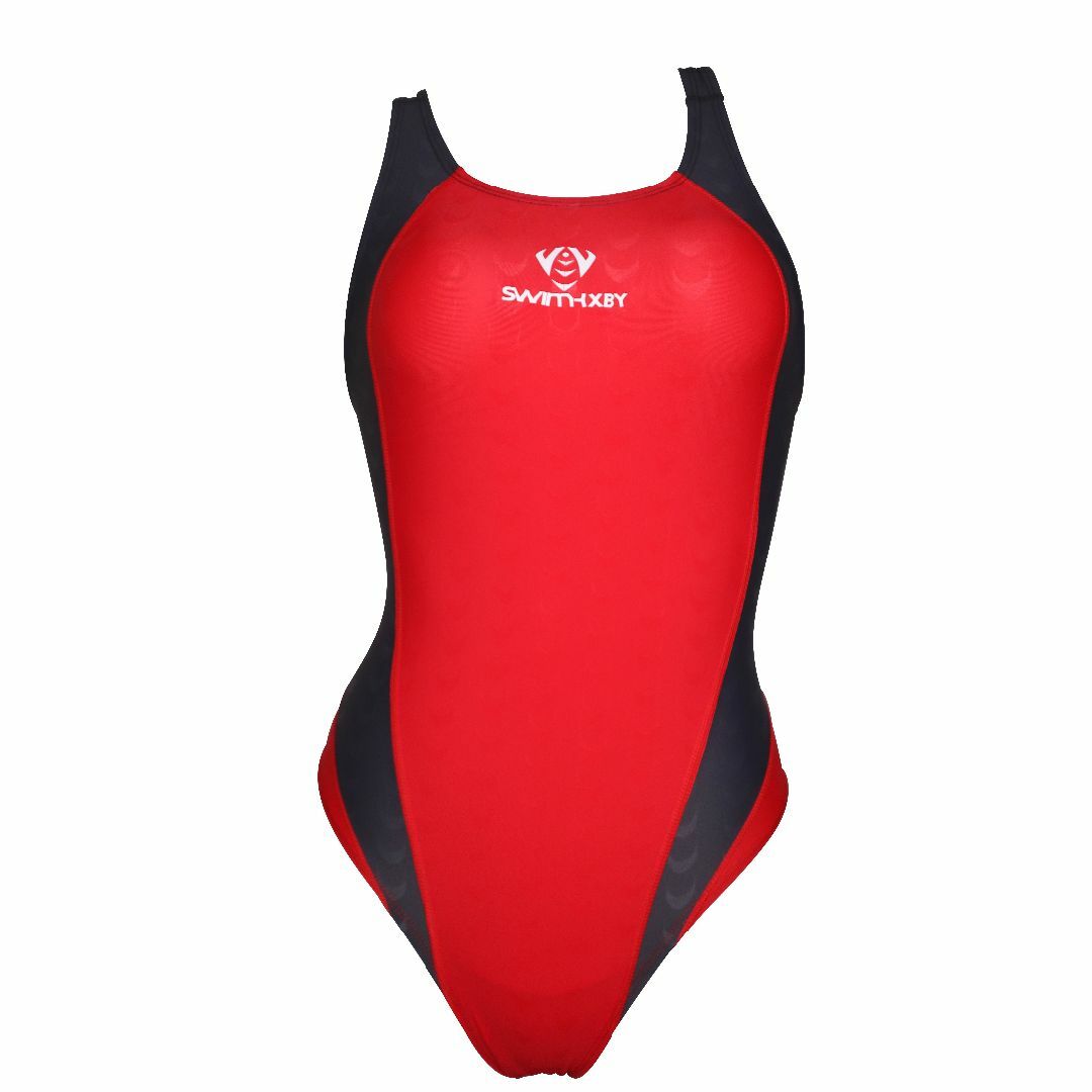 SWIMHXBY 競泳水着 レディース ガールズ S 赤濃灰 他サイズ有の SWIMHXBY 競泳水着 レディース ガールズ S 赤濃灰 他サイズ有の