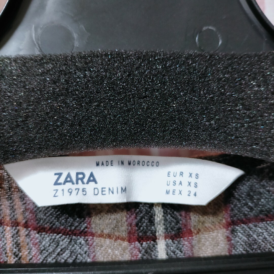 ZARA(ザラ)のZARA ワンピース　XS Z1975 DENIM レディースのワンピース(ひざ丈ワンピース)の商品写真