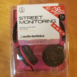 オーディオテクニカ(audio-technica)のaudio−technica ATH-S100 BPK ヘッドホン　ピンク(ヘッドフォン/イヤフォン)