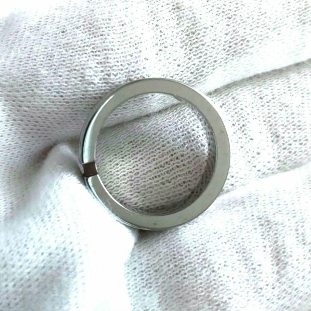 新品　ダイヤリング クロスデザイン　シルバー　ブラウン　ジルコニアダイヤモンド レディースのアクセサリー(リング(指輪))の商品写真