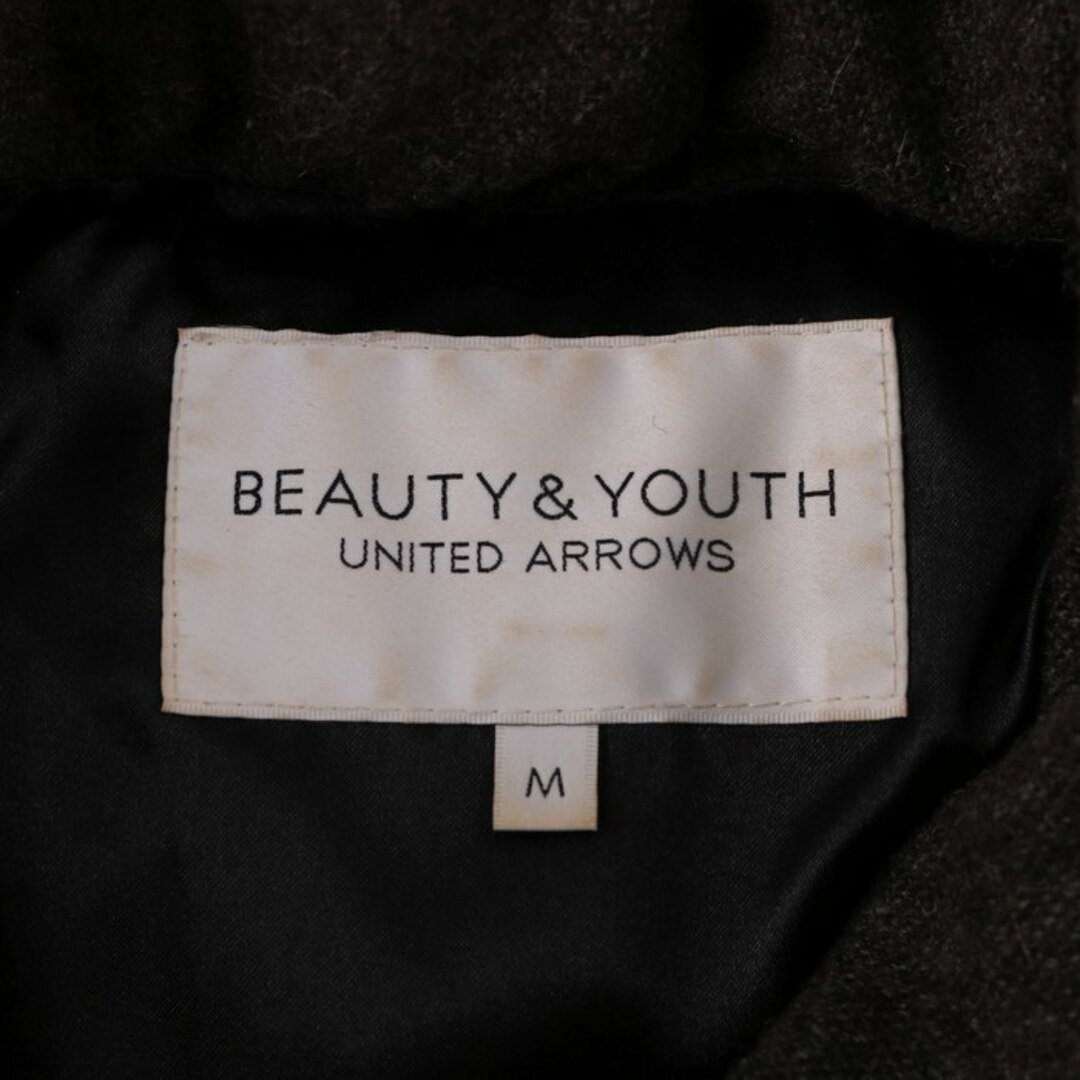 UNITED ARROWS(ユナイテッドアローズ)のユナイテッドアローズ ダウンジャケット ウール混 BEAUTY&YOUTH アウター レディース Mサイズ グレー UNITED ARROWS レディースのジャケット/アウター(ダウンジャケット)の商品写真