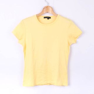 ラルフローレン(Ralph Lauren)のラルフローレン Tシャツ 半袖 コットン100%  トップス 日本製 レディース Mサイズ イエロー RALPH LAUREN(Tシャツ(半袖/袖なし))