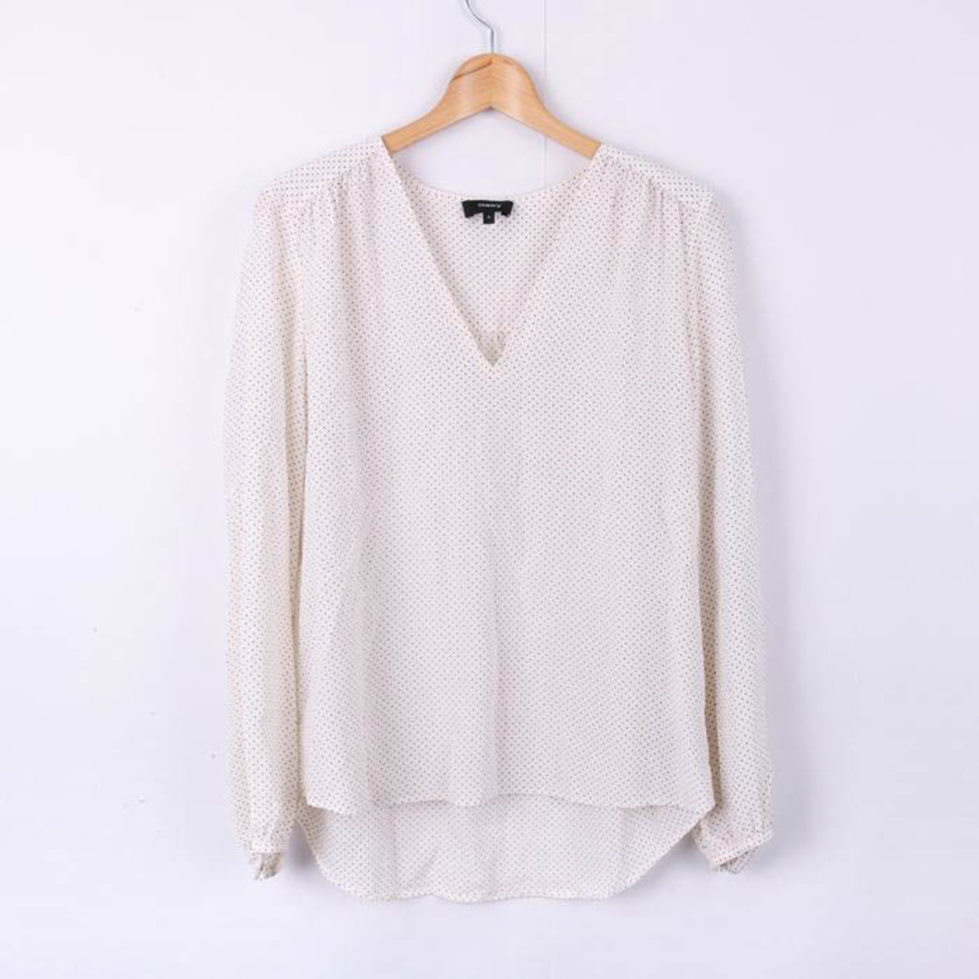 theory - セオリー カットソー シャツ 長袖 シルク100% トップス 白