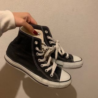 コンバース(CONVERSE)のCONVERSE ハイカット 黒 23.5cm(スニーカー)