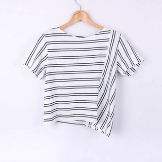 ニジュウサンク(23区)の23区 Tシャツ カットソー 半袖 トップス 白 レディース 32サイズ ホワイト 23ku(Tシャツ(半袖/袖なし))