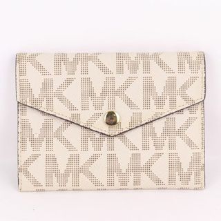 マイケルコース(Michael Kors)のマイケルコース パスポートケース ジェットセット カードポケット付き ブランド 小物 レディース ベージュ Michael Kors(名刺入れ/定期入れ)