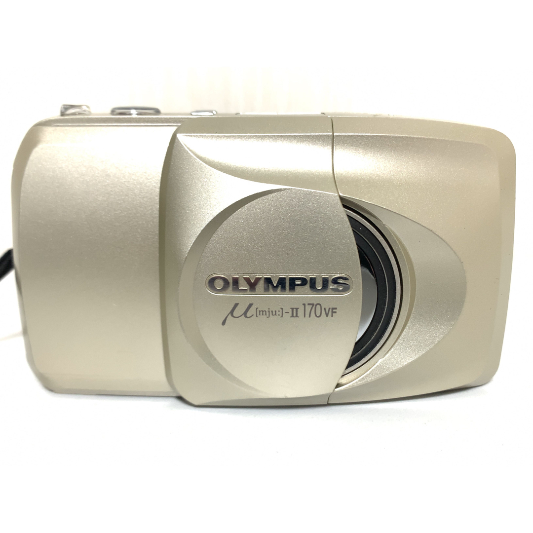 OLYMPUS(オリンパス)のOLYMPUS オリンパス μ(mju:)-Ⅱ 170VF フィルムカメラ完動品 スマホ/家電/カメラのカメラ(フィルムカメラ)の商品写真