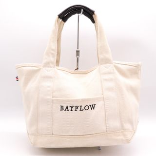 ベイフロー(BAYFLOW)のベイフロー トートバッグ キャンバス ロゴ ハンドバッグ ブランド 鞄 カバン レディース アイボリー BAYFLOW(トートバッグ)