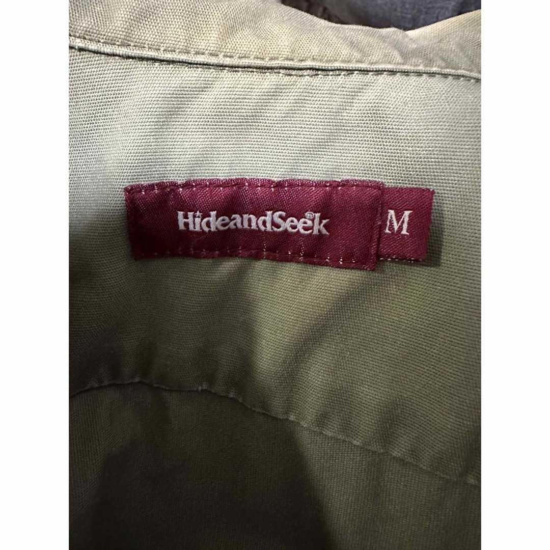 HIDE AND SEEK(ハイドアンドシーク)のhideandseek ミリタリーシャツジャケット　Mサイズ メンズのジャケット/アウター(ミリタリージャケット)の商品写真