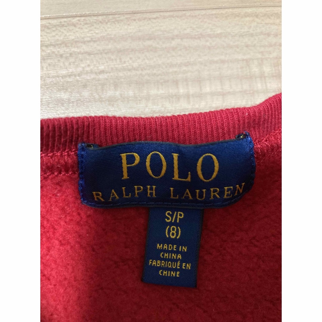 POLO RALPH LAUREN(ポロラルフローレン)のラルフローレン  ポロベア　スウェット　トレーナー　140 キッズ/ベビー/マタニティのキッズ服女の子用(90cm~)(ニット)の商品写真