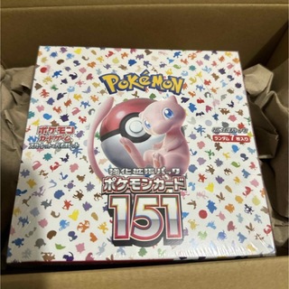 【シュリンク付き】ポケモンカードゲーム　151 1box