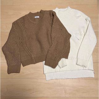 ザラ(ZARA)のニットセーター　2枚セット(ニット/セーター)