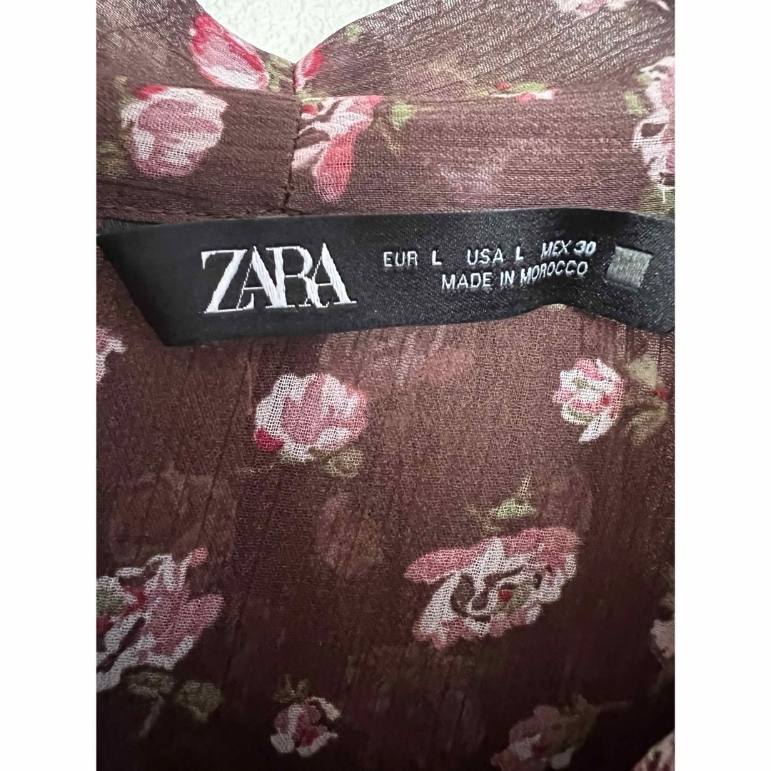 ZARA(ザラ)の【ZARA】リボンブラウス レディースのトップス(シャツ/ブラウス(長袖/七分))の商品写真