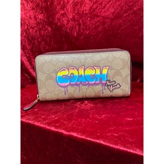 コーチ(COACH)の★coach 長財布　激レア　ポップ柄　福財布(財布)