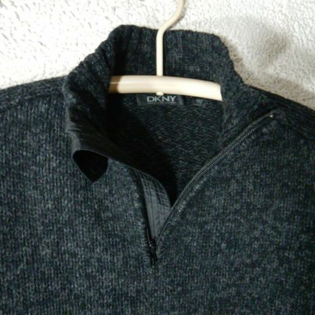 DKNY(ダナキャランニューヨーク)の8559　DKNY　ダナキャラン　ニューヨーク　ハーフジップ　ニット　セーター　 メンズのトップス(ニット/セーター)の商品写真