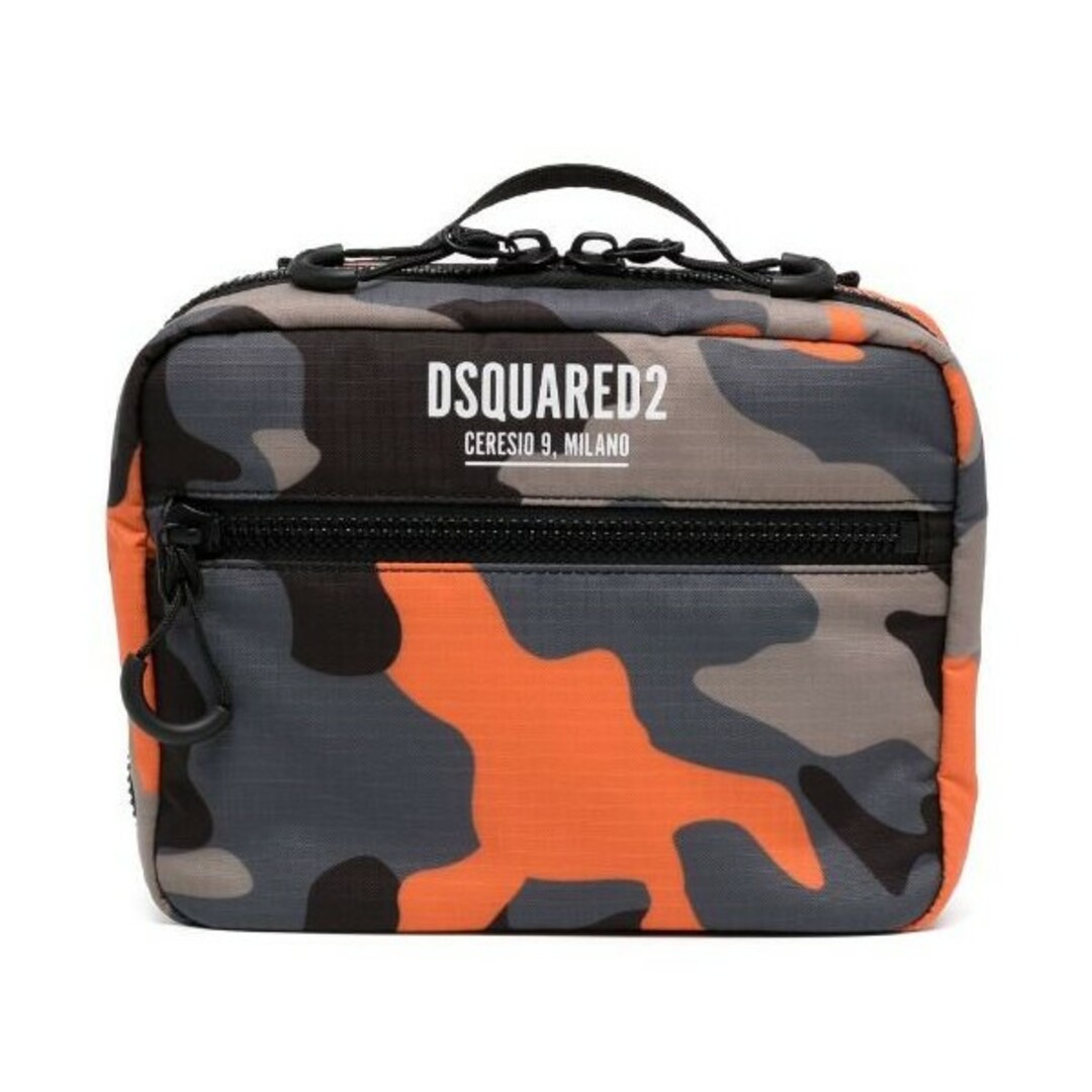 DSQUARED2(ディースクエアード)のDSQUARED2 ディースクエアード ハンドバッグ オレンジ カモフラ メンズのバッグ(トートバッグ)の商品写真