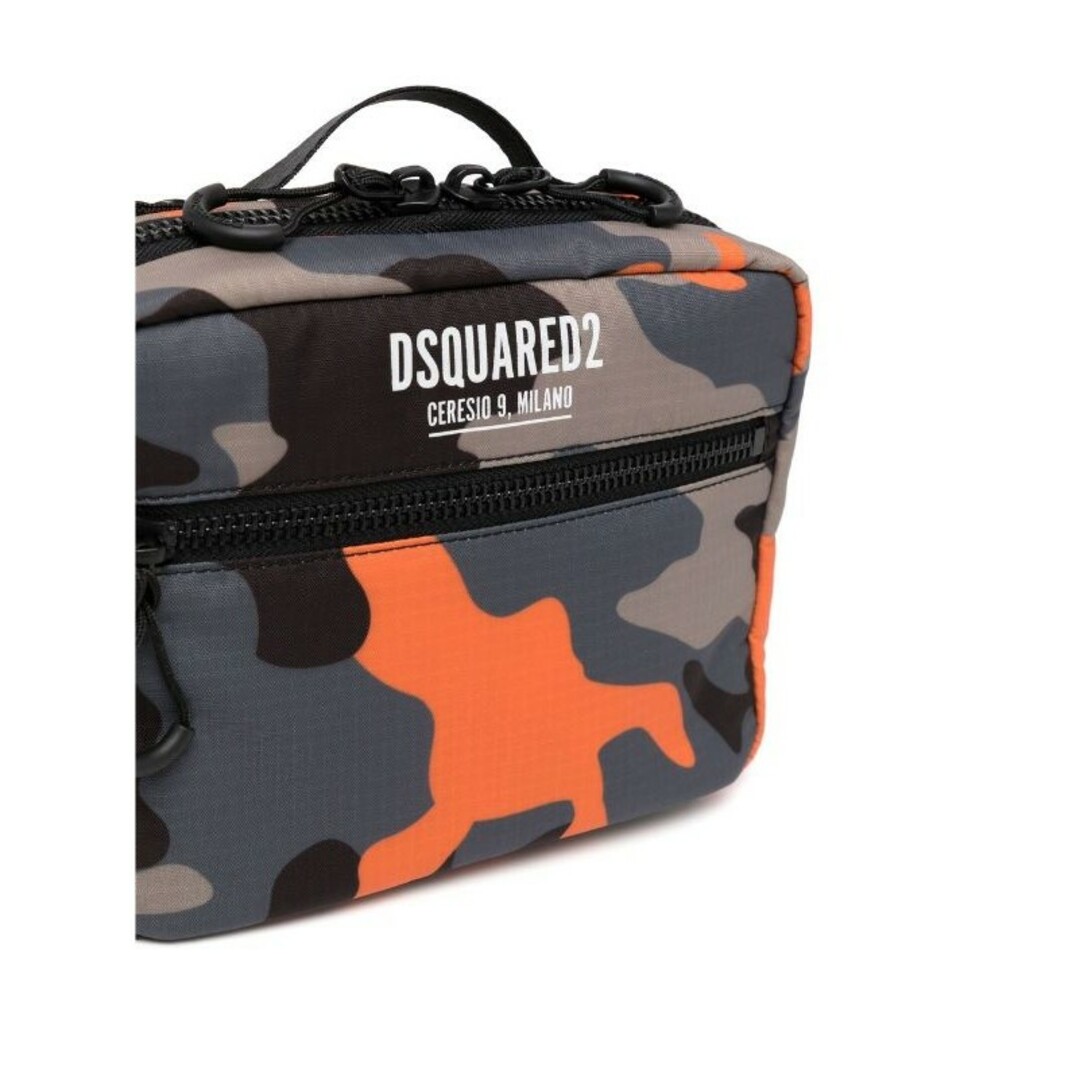 DSQUARED2(ディースクエアード)のDSQUARED2 ディースクエアード ハンドバッグ オレンジ カモフラ メンズのバッグ(トートバッグ)の商品写真