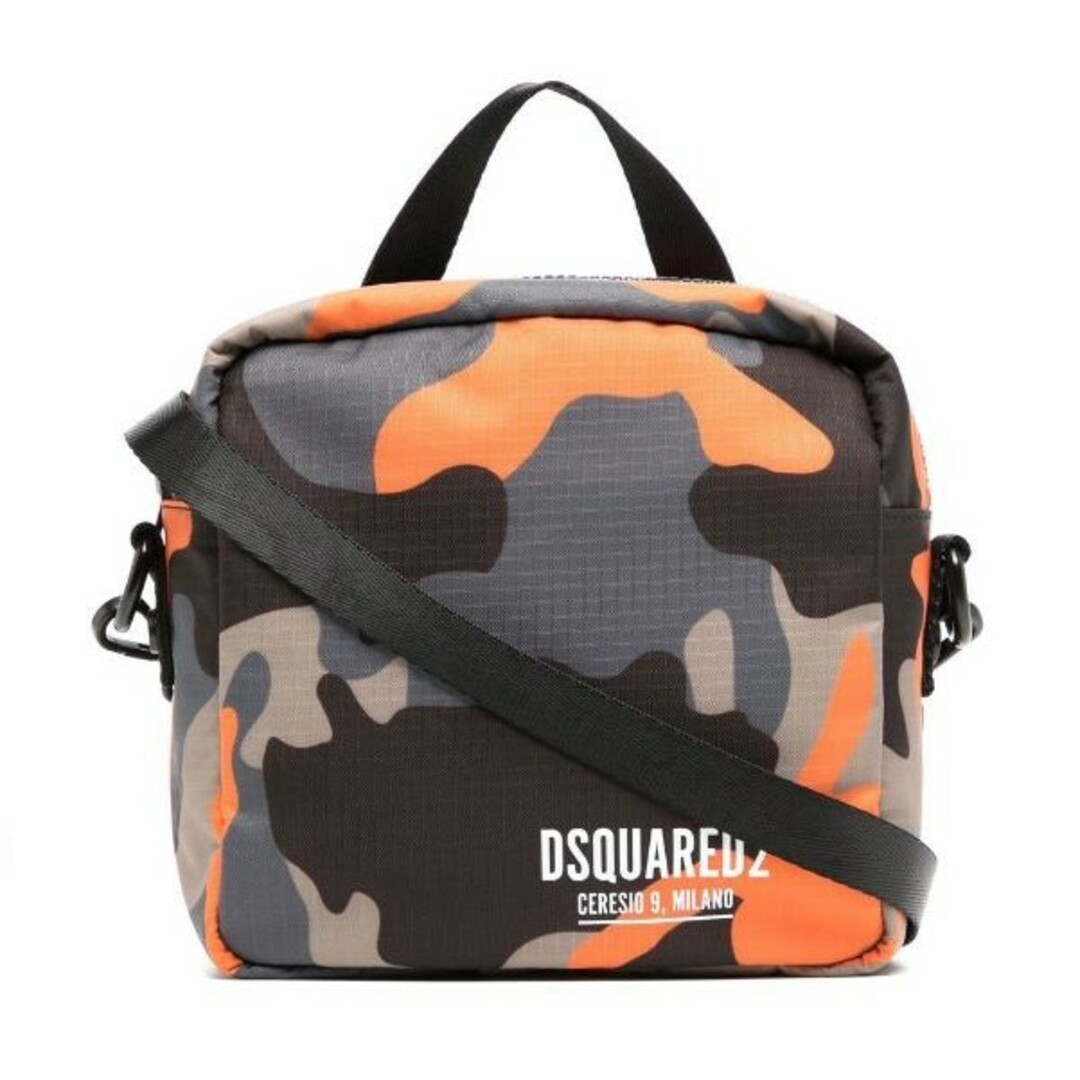 DSQUARED2(ディースクエアード)のDSQUARED2 ディースクエアード ショルダーバッグ オレンジ カモフラ レディースのバッグ(ショルダーバッグ)の商品写真