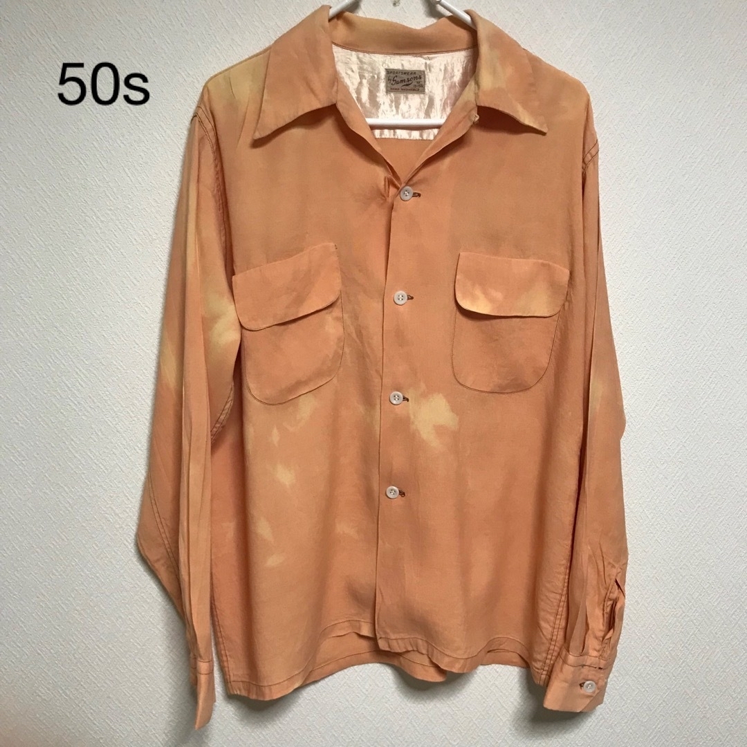50s Samsons サムソンズ オープンカラーシャツ50s