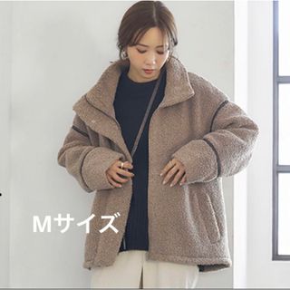 シマムラ(しまむら)のmysa closet＊田中里奈さんコラボ ボア ジャケット キャメル Mサイズ(ブルゾン)