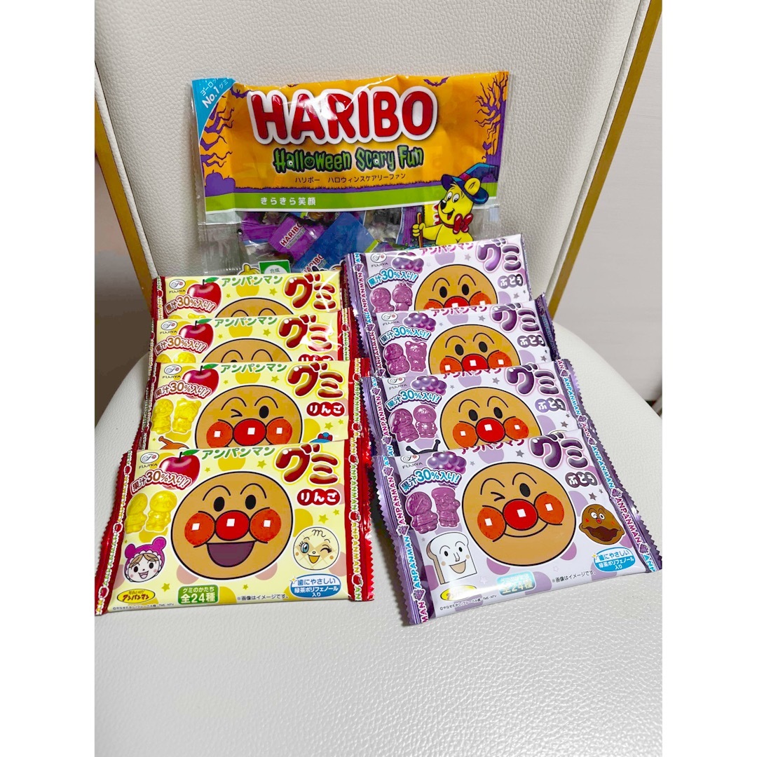 不二家(フジヤ)のアンパンマングミ＆HARIBO 9点セット 食品/飲料/酒の食品(菓子/デザート)の商品写真