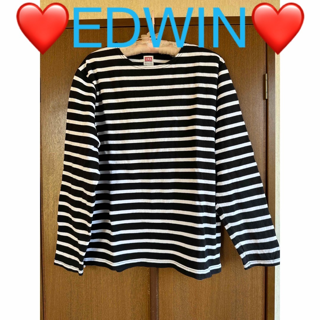 EDWIN(エドウィン)の❤️EDWIN❤️エドウィン❤️ボーダー❤️ レディースのトップス(カットソー(長袖/七分))の商品写真