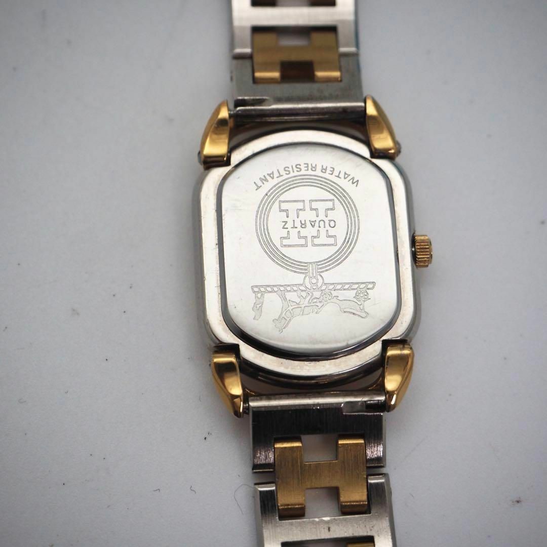 Hermes(エルメス)の380 HERMES エルメス時計　ラリー　レディース腕時計　Hバンド　コンビ レディースのファッション小物(腕時計)の商品写真
